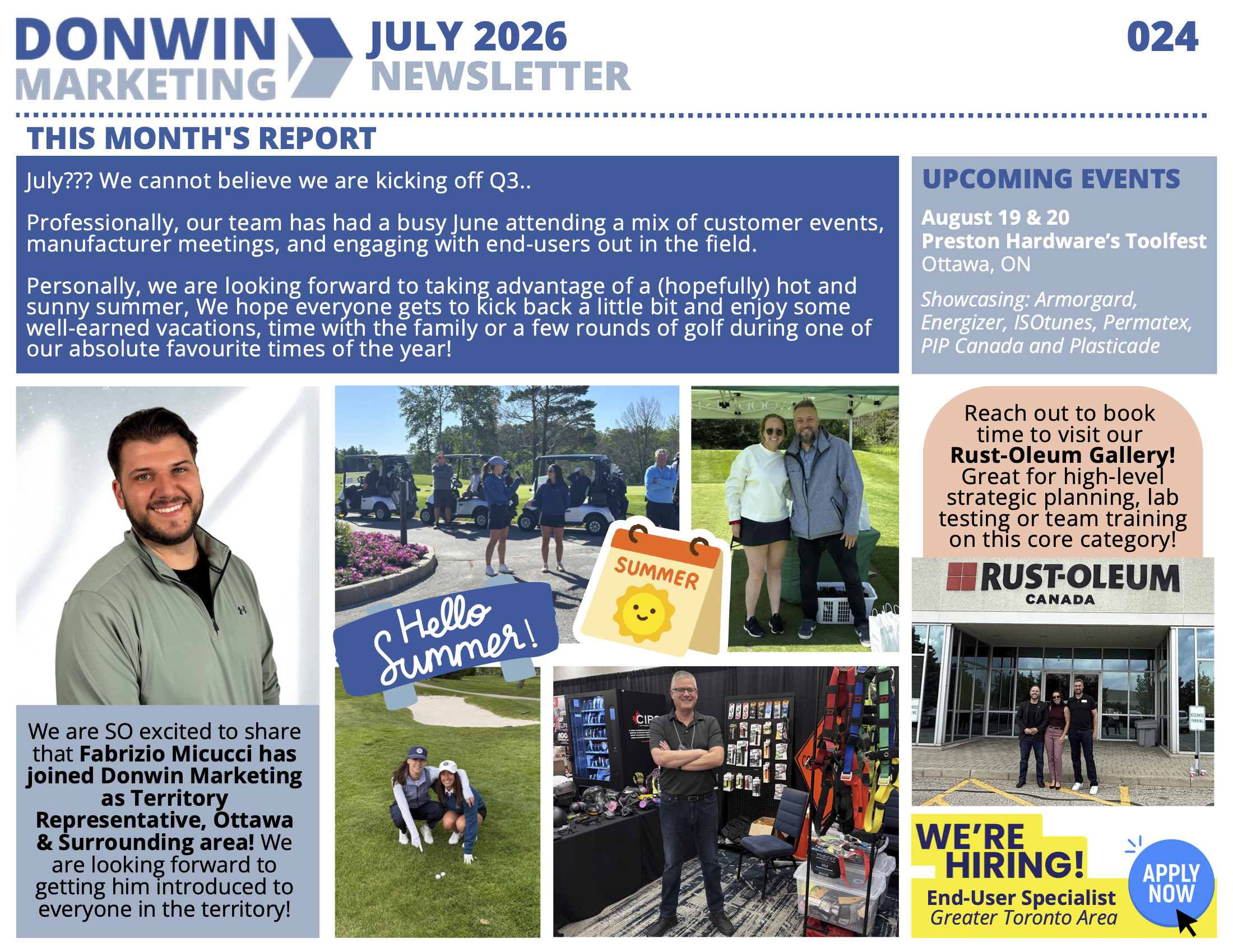 July 2026 Newsletter